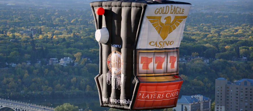 Slot machine hot air balloon
